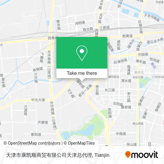 天津市康凯顺商贸有限公司天津总代理 map