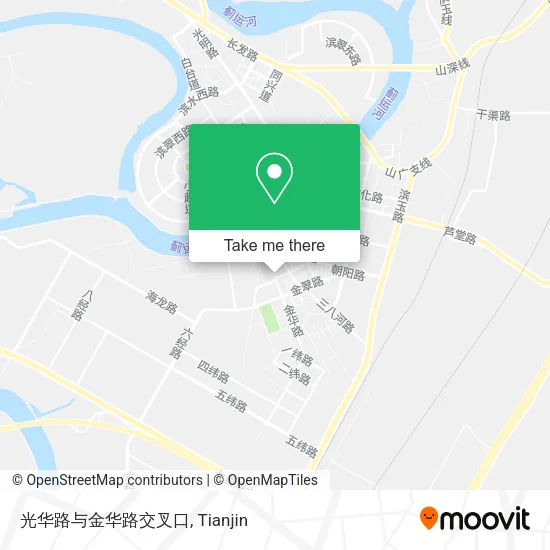 光华路与金华路交叉口 map