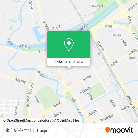盛仓新苑-西1门 map