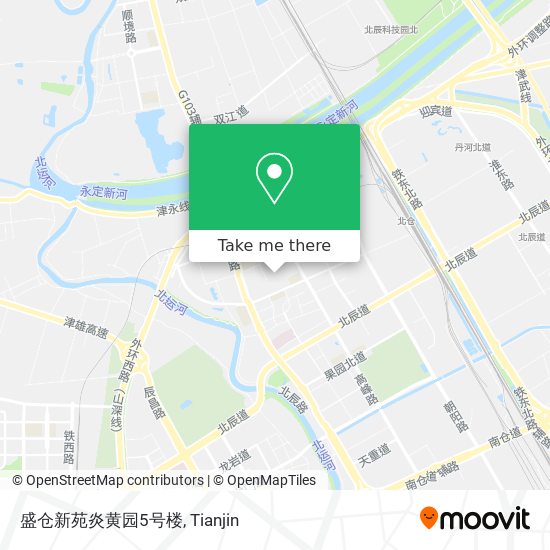 盛仓新苑炎黄园5号楼 map