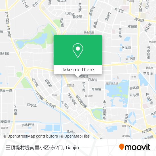 王顶堤村堤南里小区-东2门 map