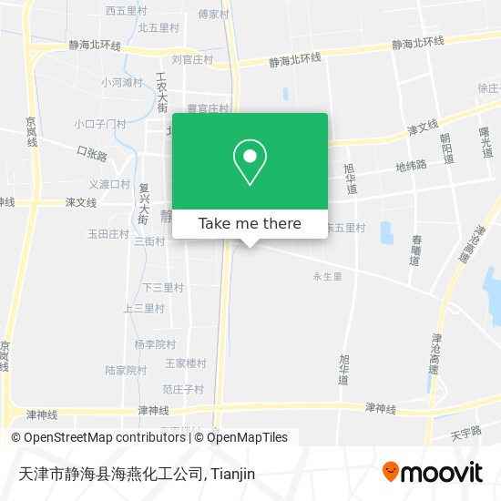 天津市静海县海燕化工公司 map