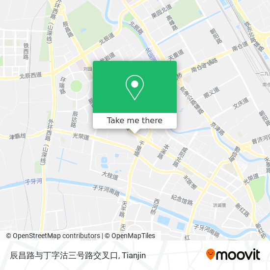 辰昌路与丁字沽三号路交叉口 map