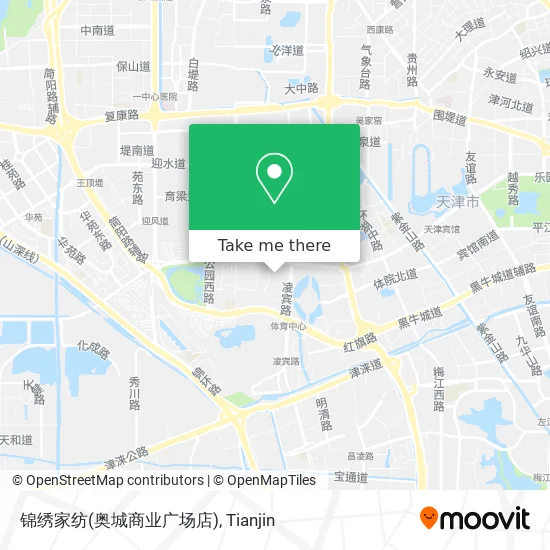锦绣家纺(奥城商业广场店) map