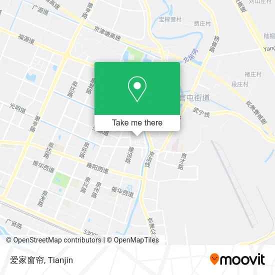 爱家窗帘 map
