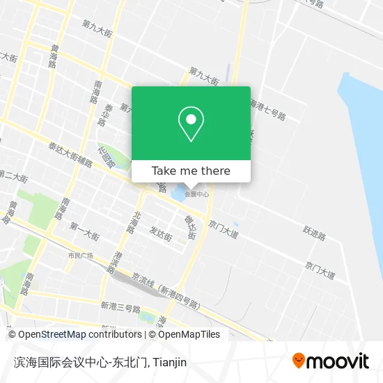 滨海国际会议中心-东北门 map