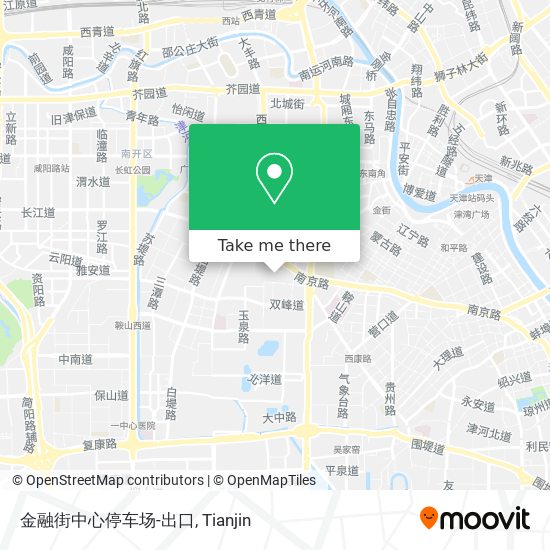 金融街中心停车场-出口 map
