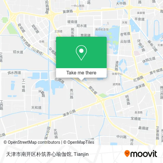 天津市南开区朴筑养心瑜伽馆 map
