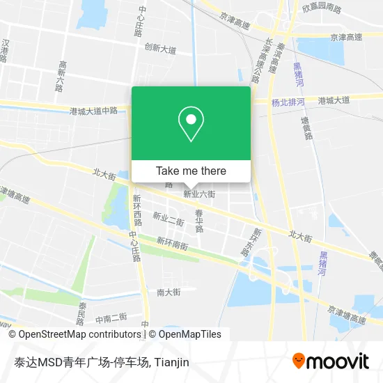 泰达MSD青年广场-停车场 map