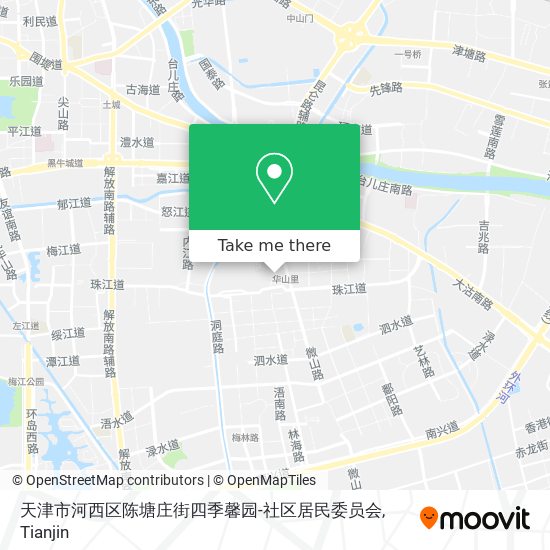 天津市河西区陈塘庄街四季馨园-社区居民委员会 map