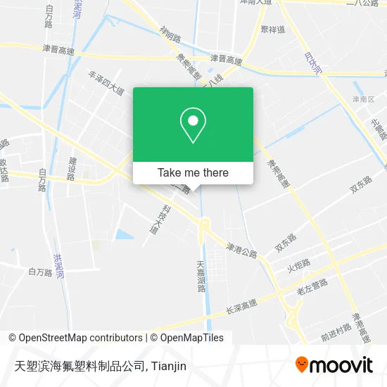 天塑滨海氟塑料制品公司 map