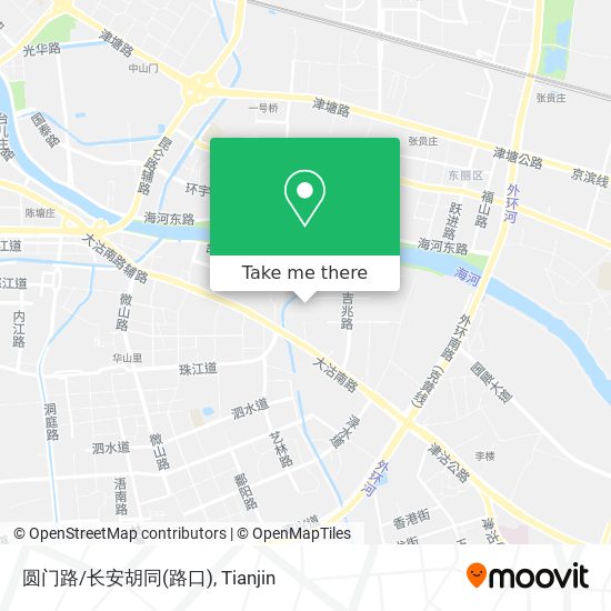 圆门路/长安胡同(路口) map