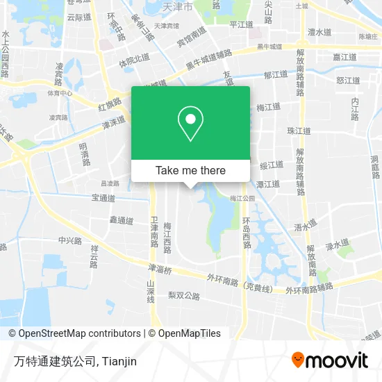 万特通建筑公司 map