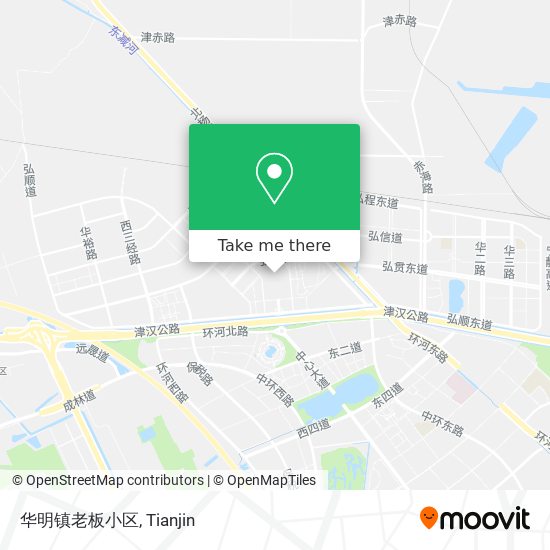 华明镇老板小区 map