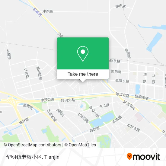 华明镇老板小区 map
