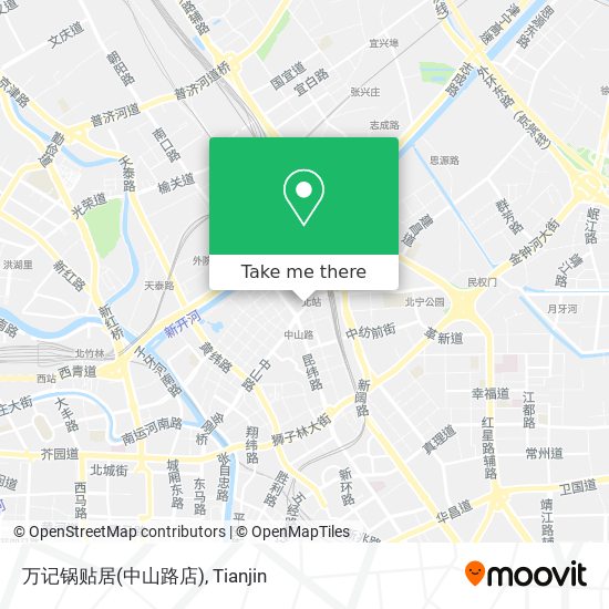 万记锅贴居(中山路店) map