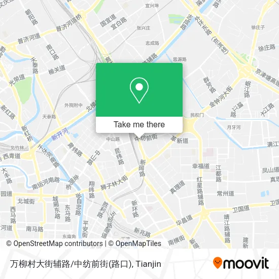 万柳村大街辅路/中纺前街(路口) map