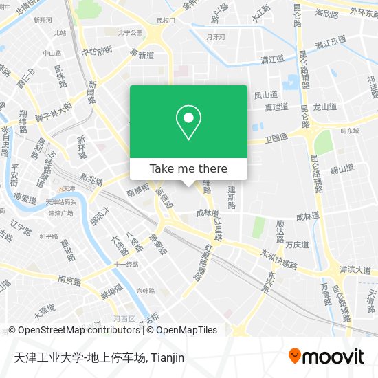 天津工业大学-地上停车场 map