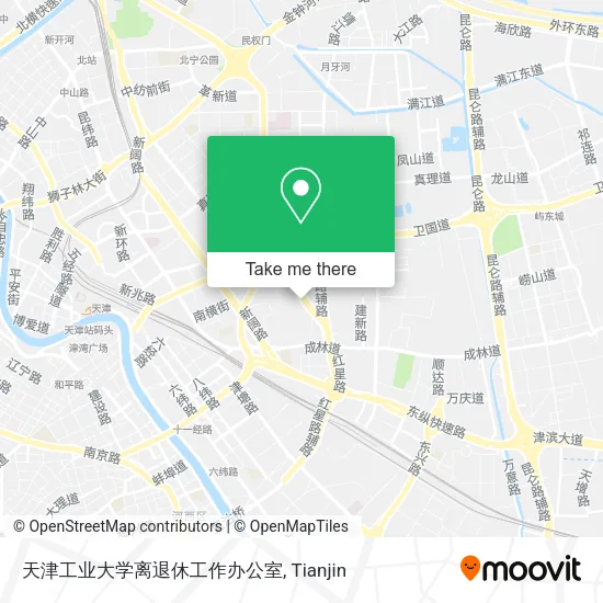 天津工业大学离退休工作办公室 map