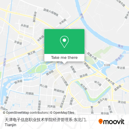 天津电子信息职业技术学院经济管理系-东北门 map