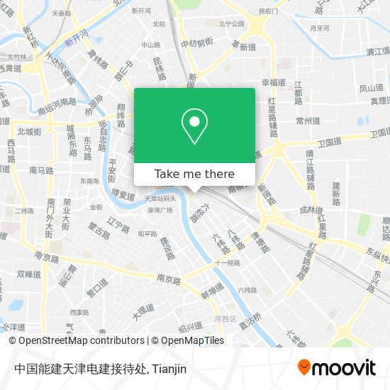 中国能建天津电建接待处 map