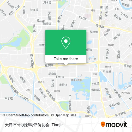 天津市环境影响评价协会 map