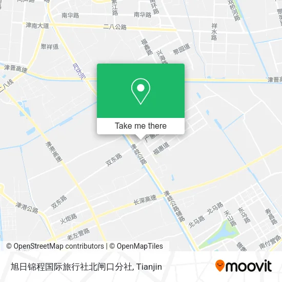 旭日锦程国际旅行社北闸口分社 map