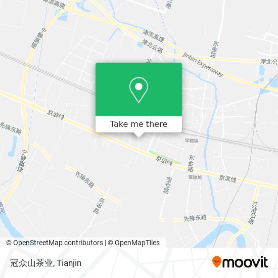 冠众山茶业 map