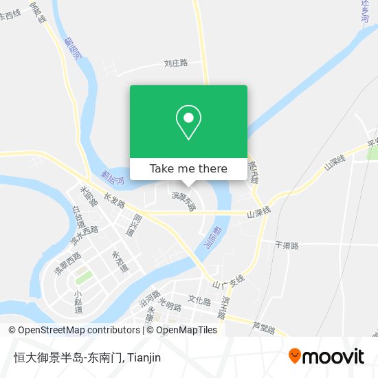 恒大御景半岛-东南门 map