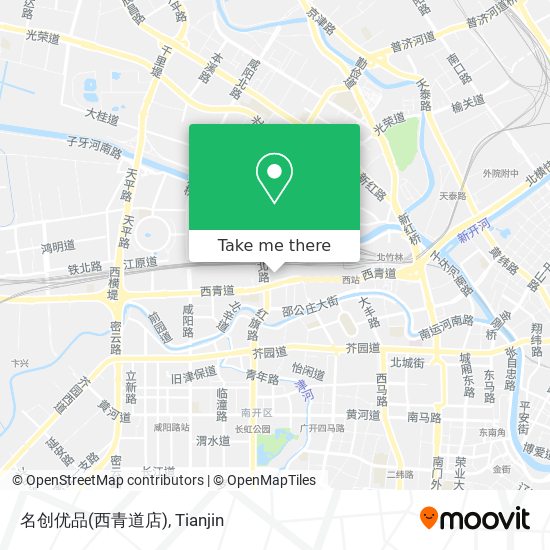 名创优品(西青道店) map