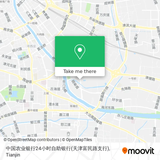 中国农业银行24小时自助银行(天津富民路支行) map