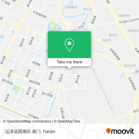 运泽花园南区-南门 map
