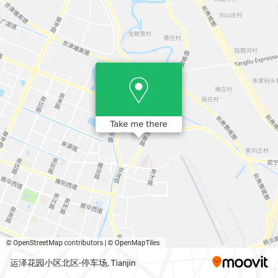 运泽花园小区北区-停车场 map