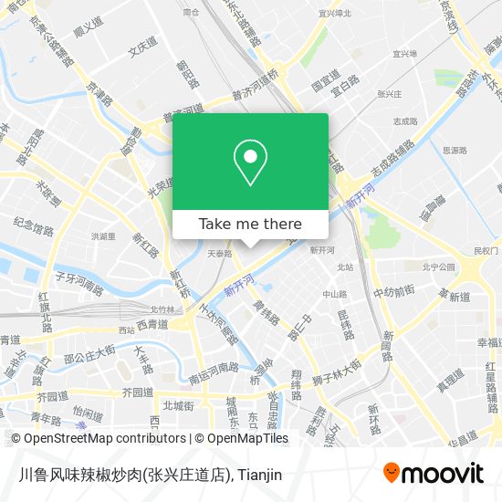 川鲁风味辣椒炒肉(张兴庄道店) map