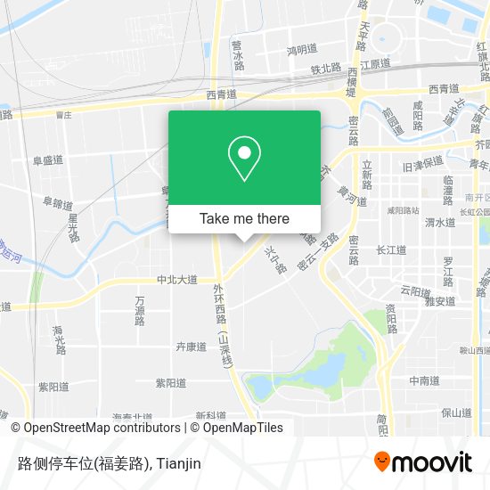 路侧停车位(福姜路) map