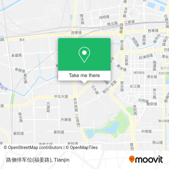 路侧停车位(福姜路) map