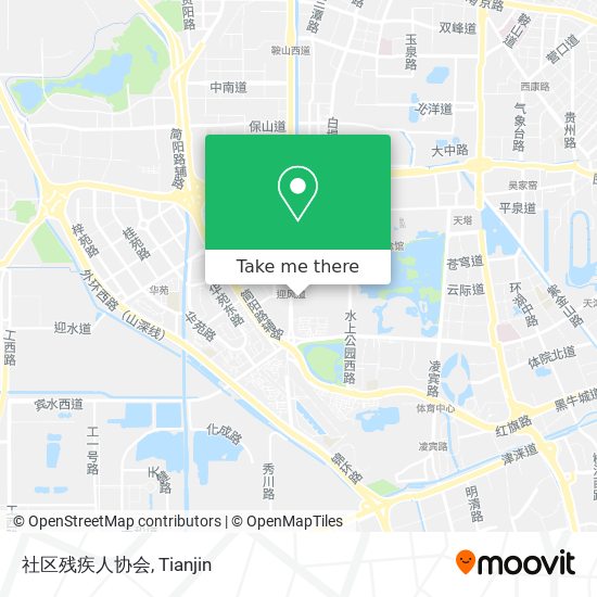 社区残疾人协会 map