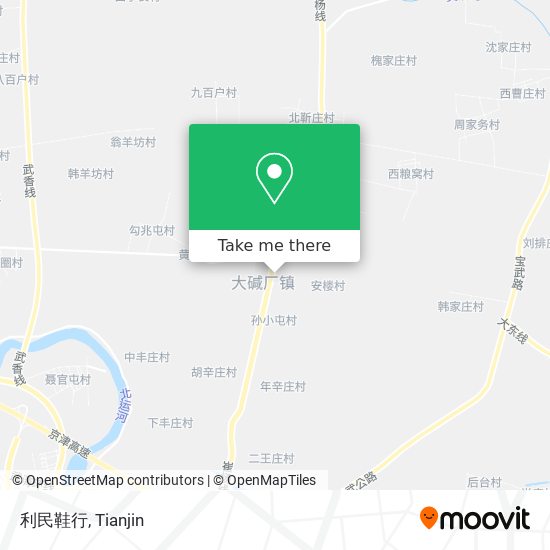 利民鞋行 map