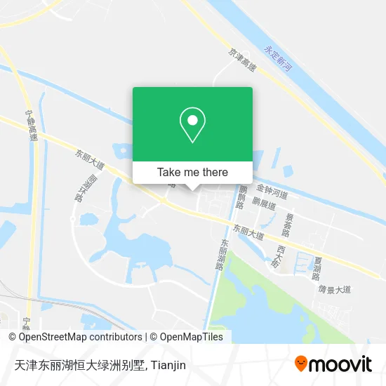 天津东丽湖恒大绿洲别墅 map