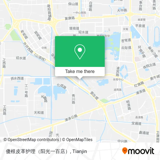 傻根皮革护理（阳光一百店） map
