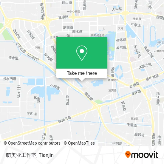 萌美业工作室 map