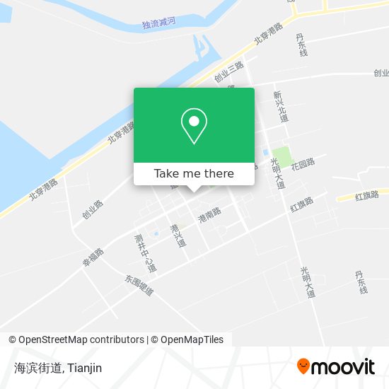 海滨街道 map