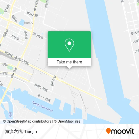 海滨六路 map