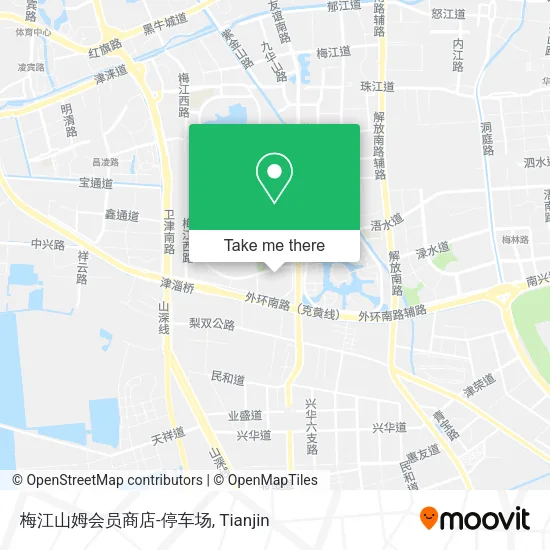 梅江山姆会员商店-停车场 map