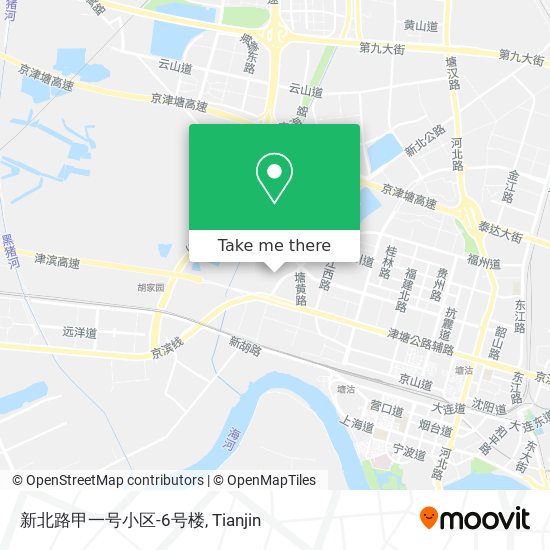 新北路甲一号小区-6号楼 map