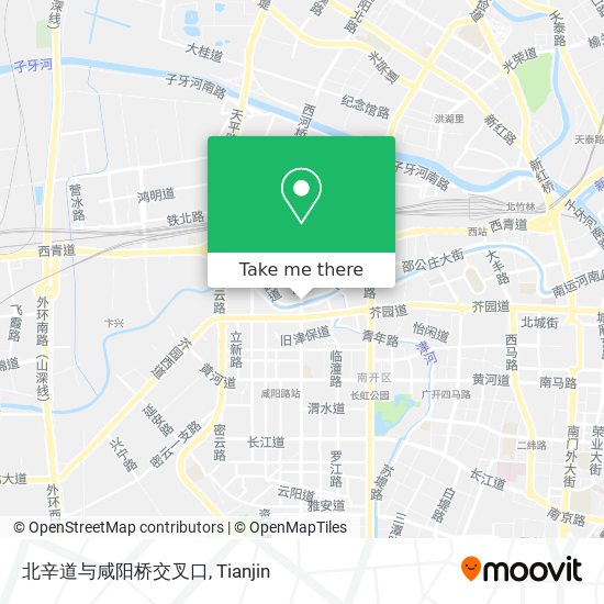 北辛道与咸阳桥交叉口 map
