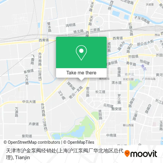 天津市沪金泵阀经销处(上海沪江泵阀厂华北地区总代理) map