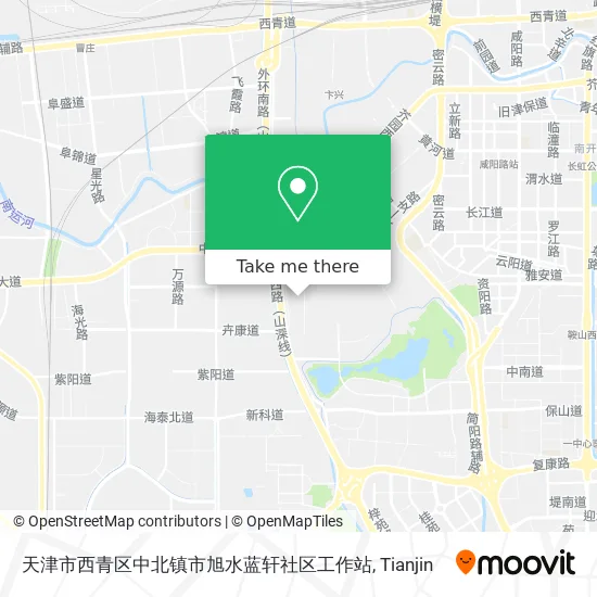 天津市西青区中北镇市旭水蓝轩社区工作站 map