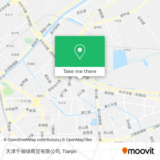 天津千倾绿商贸有限公司 map