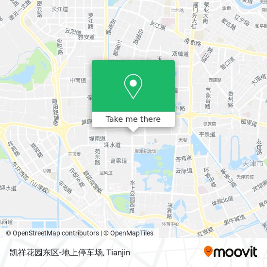 凯祥花园东区-地上停车场 map